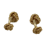 Tiffany & Co Woven Knot 14k Gold Cufflinks