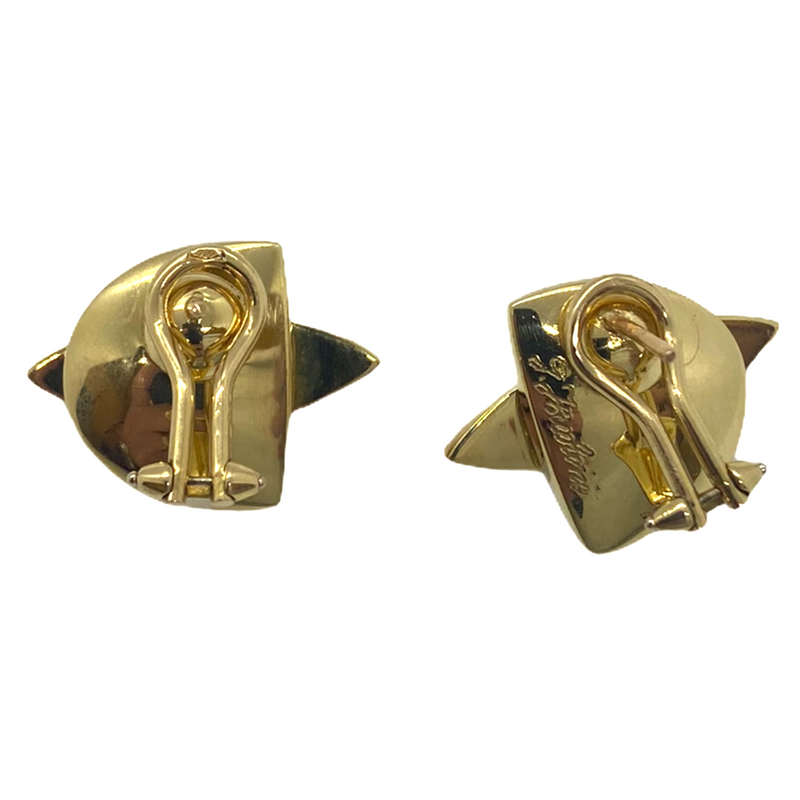 Giorgio Facchini Two Color Gold Earrings