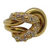 Van Cleef & Arpels VCA 18k Gold 1.20ctw Diamond Knot Ring