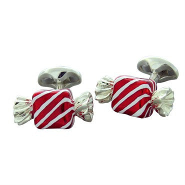 New Deakin & Francis Sterling Silver Square Sweet Candy Cufflinks - Oakgem.com