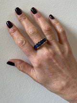 Seaman Schepps Portofino Blue Sapphire Gold Ring
