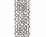 Buccellati Important 19.21 Carat Diamond Gold Bracelet - Oakgem.com