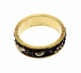 Buccellati Gold Silver Brunito Band Ring - Oakgem.com