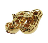Seaman Schepps Gold Sugarloaf Citrine Earrings - Oak Gem