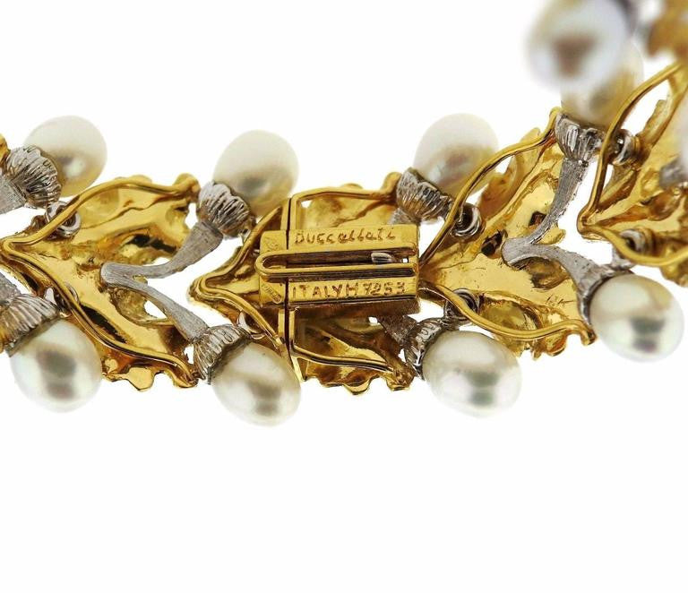 Buccellati Gold Pearl Bracelet - Oakgem.com