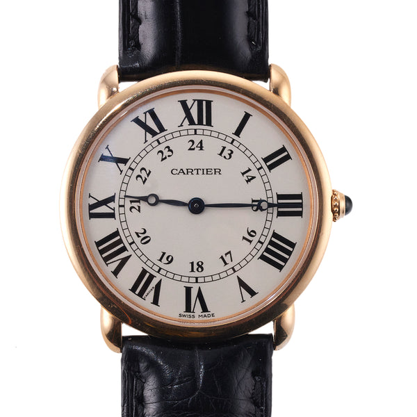 Cartier Ronde Louis Rose Gold Manual Wind Watch W6800251